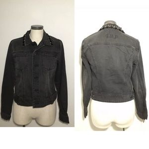 Cabi jeans DENIM dark gray jacket with stones